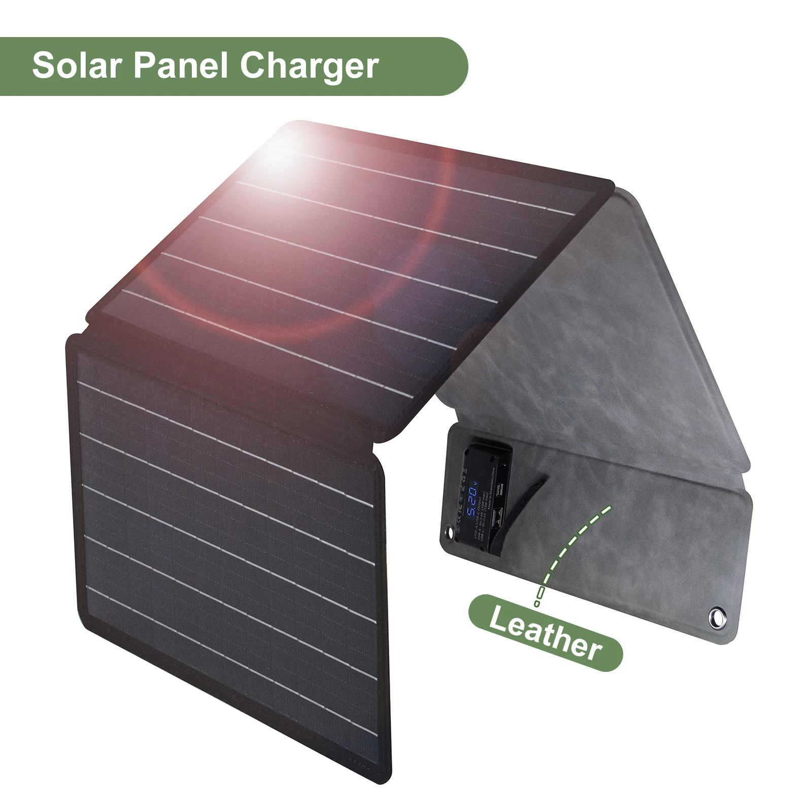 225w-foldable-solar-panel-with-usb-a-type-c-charger-portable-lightweight-leather-solar-panel-for-power-banks-phones-hikin