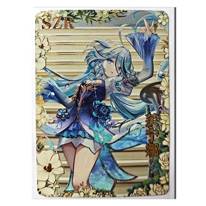 NEW Anime Goddess Story 5M09 ACG SZR card Ram Ganyu Furina Clorinde Arlecchino boy Toy collection Birthday Christmas gift