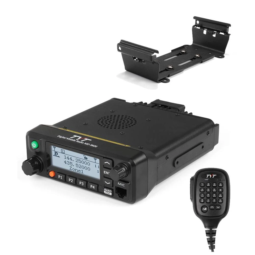 Profession elle digitale mobile transceiver radio aes 256 50w vhf uhf hoch leistungs fahrzeug montiert tyt md9600 MD-9600