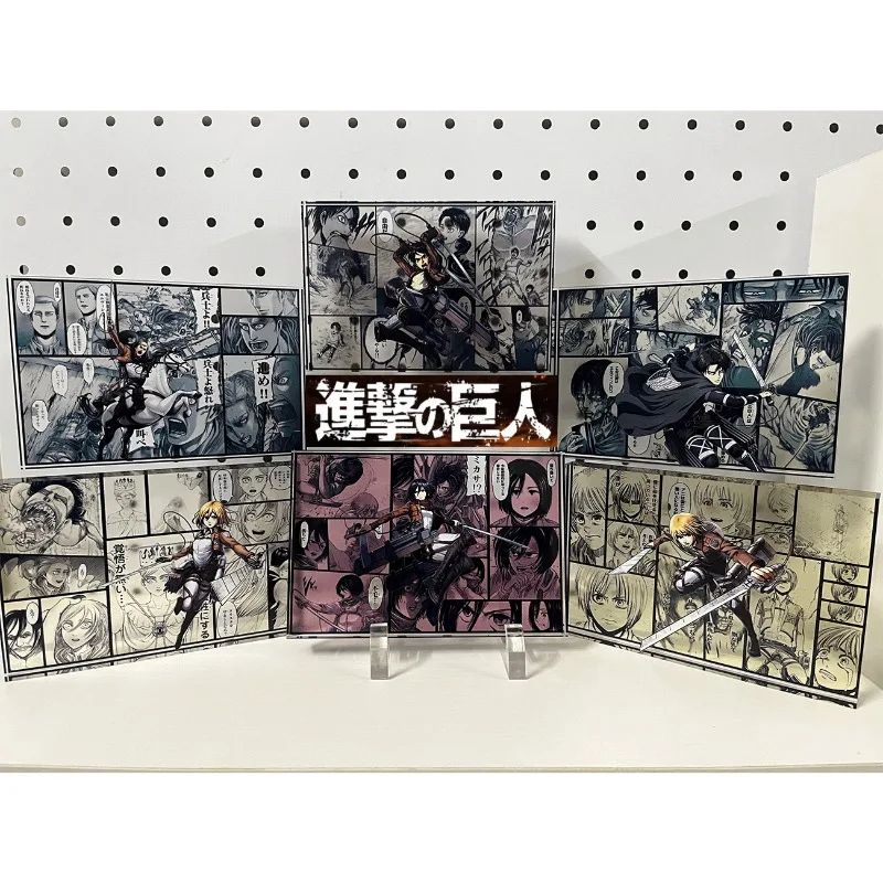 

popular anime Attack On Titanl acrylic brick crystal brick peripheral decoration Hobbies Collection good Friends birthday gift