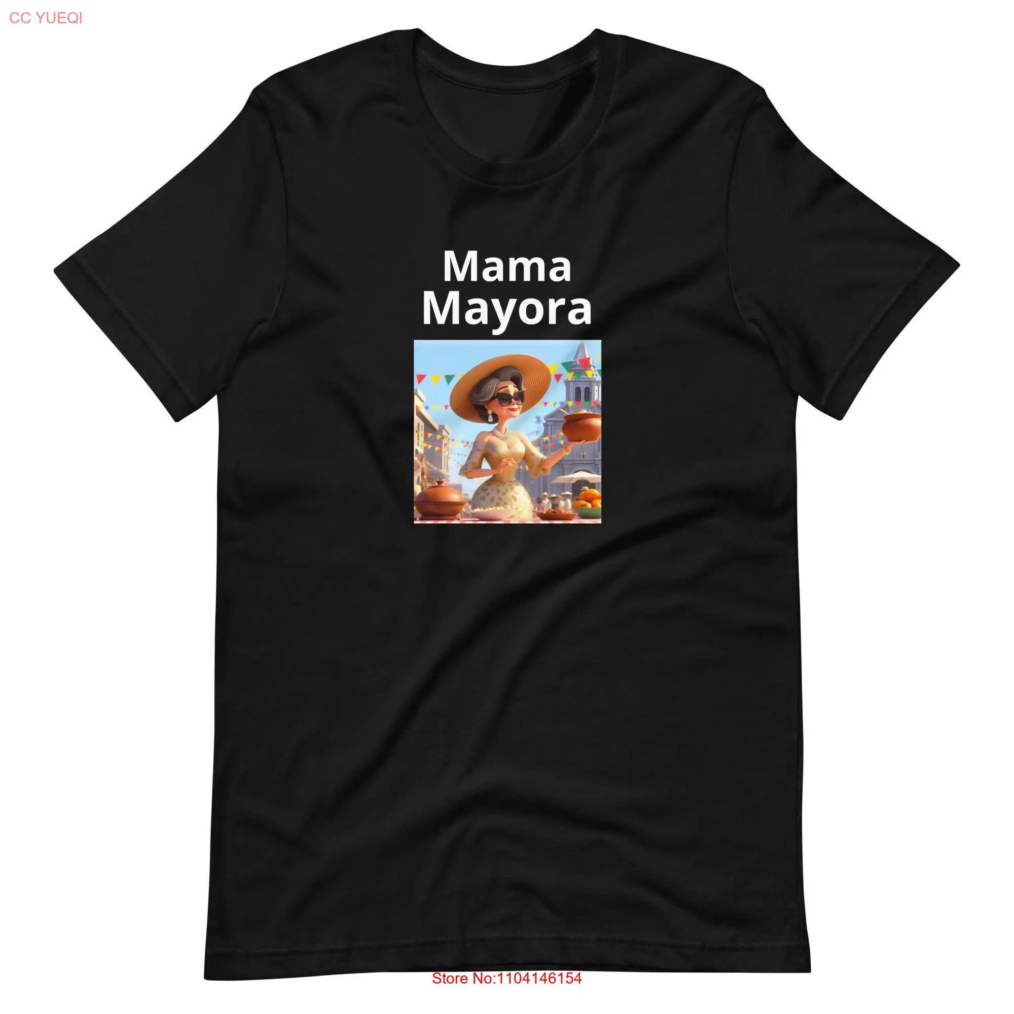 Филиппинская женская футболка Mama Mayora с длинными или короткими рукавами