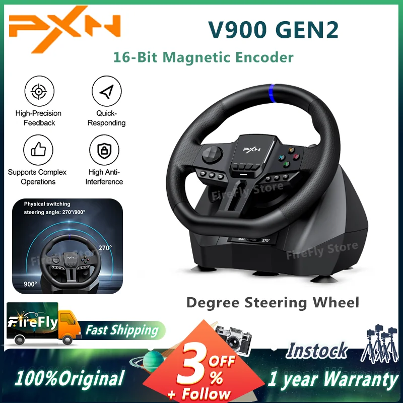 Recensione e Valutazione del PXN V900 GEN2: Il Volante da Gioco Perfetto per Tutti i Tipi di Gamers