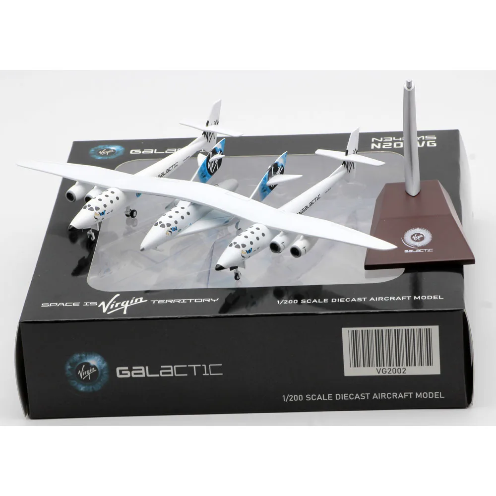 

VG2002 Alloy Collectible Airplane JC Wings 1:200 Spacecraft VG Scaled Composites 348 White Knight ǁ "New Livery" With Stand