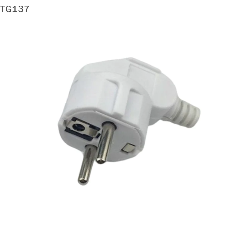 الاتحاد الأوروبي التيار المتناوب مقبس محول الطاقة 16A 250 فولت موصل كابل المكونات الكهربائية أبيض أسود ذكر محول محول انفصال التوصيل #6