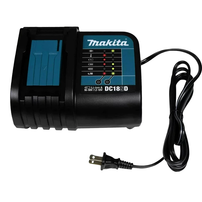 Makita DC18SD 7.2-18V LXT Li-Ion Battery Charger High-Performance  Input Voltage 220V Fast Charger Tool Accessories