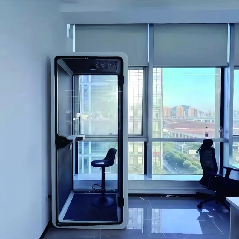 FOODLINE Customized Soundproof Meeting Pod Durable Dustproof & Heat-Resistant Acoustic Booth for Hotel/Enterprise