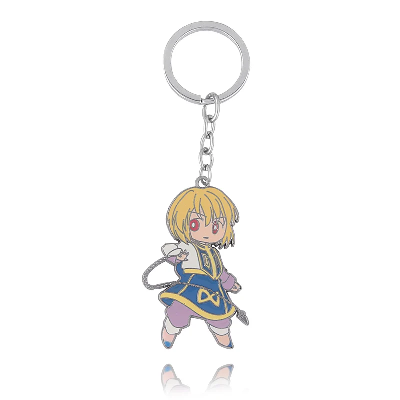 Anime Hunter Metal Charm Keychain, GON & Killua Figures