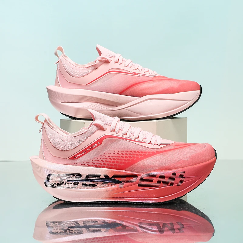 

2026 Professional Marathon Sports Shoes Men Women Air Cushion Carbon Plate Breathable Lightweight Nonskid Running Sneakers