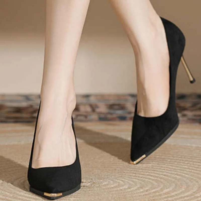 

Новые летние туфли на тонком каблуке с острым носком, женские модные простые удобные элегантные туфли на высоком каблуке для банкетов