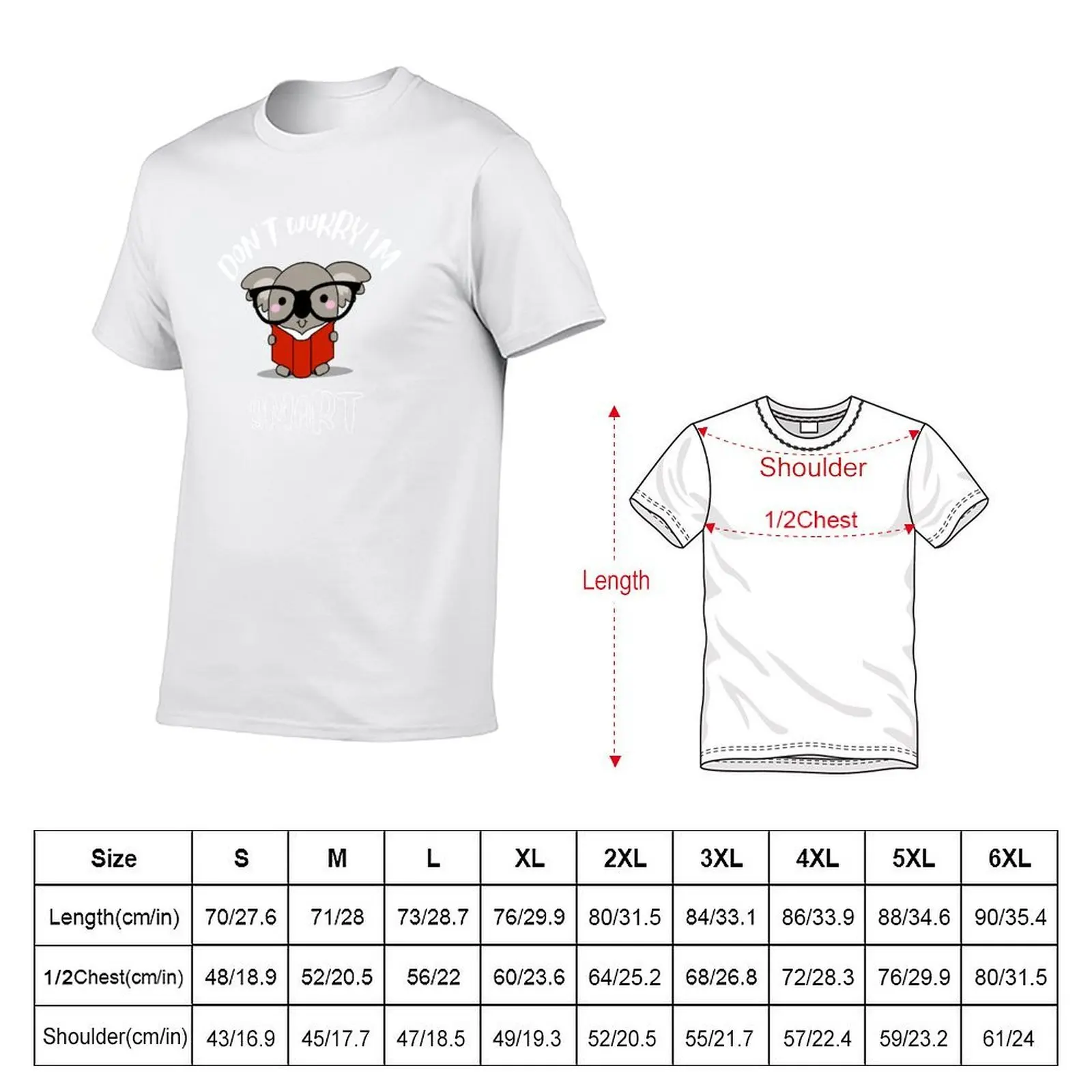Don't Worry I'm Smart T-Shirt graphic shirts heavyweights mens graphic t-shirts funny
