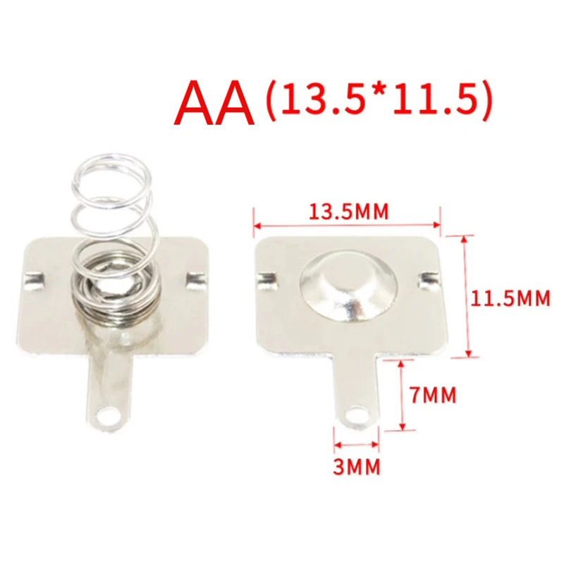 20 teile/satz DIY Fernbedienung Zubehör Feder blatt aa/aaa Kontakt blatt Batterie kasten positive und negative Blätter