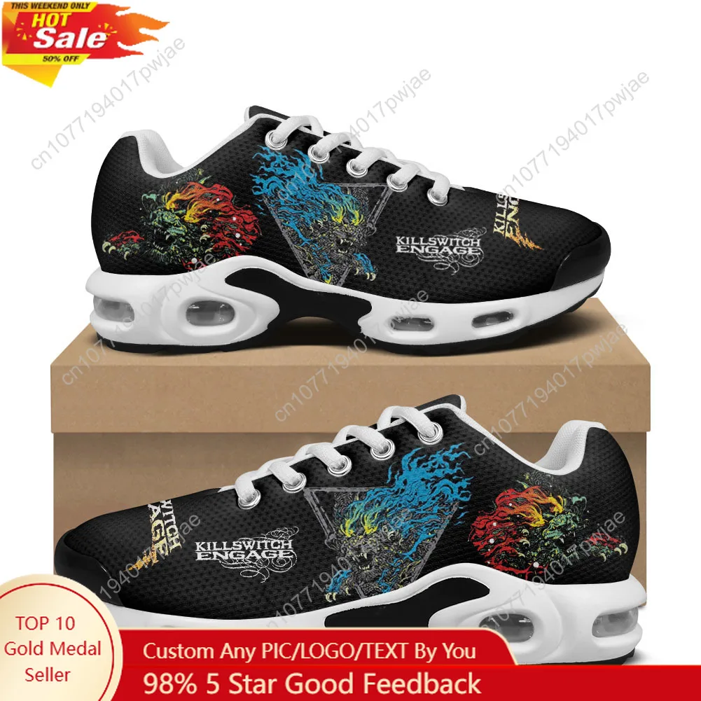Killswitch Engage coussin d'air baskets hommes femmes chaussures de sport léger randonnée escalade chaussures décontractées chaussures personnalisées