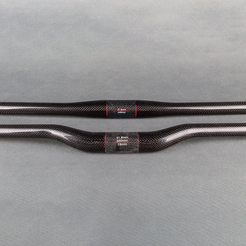 Ultralight 3K glossy  Carbon  handelbar  Bicycle MTB Handlebar rise Mountain Bike handlebar  31.8mm  600-760mm FCFB