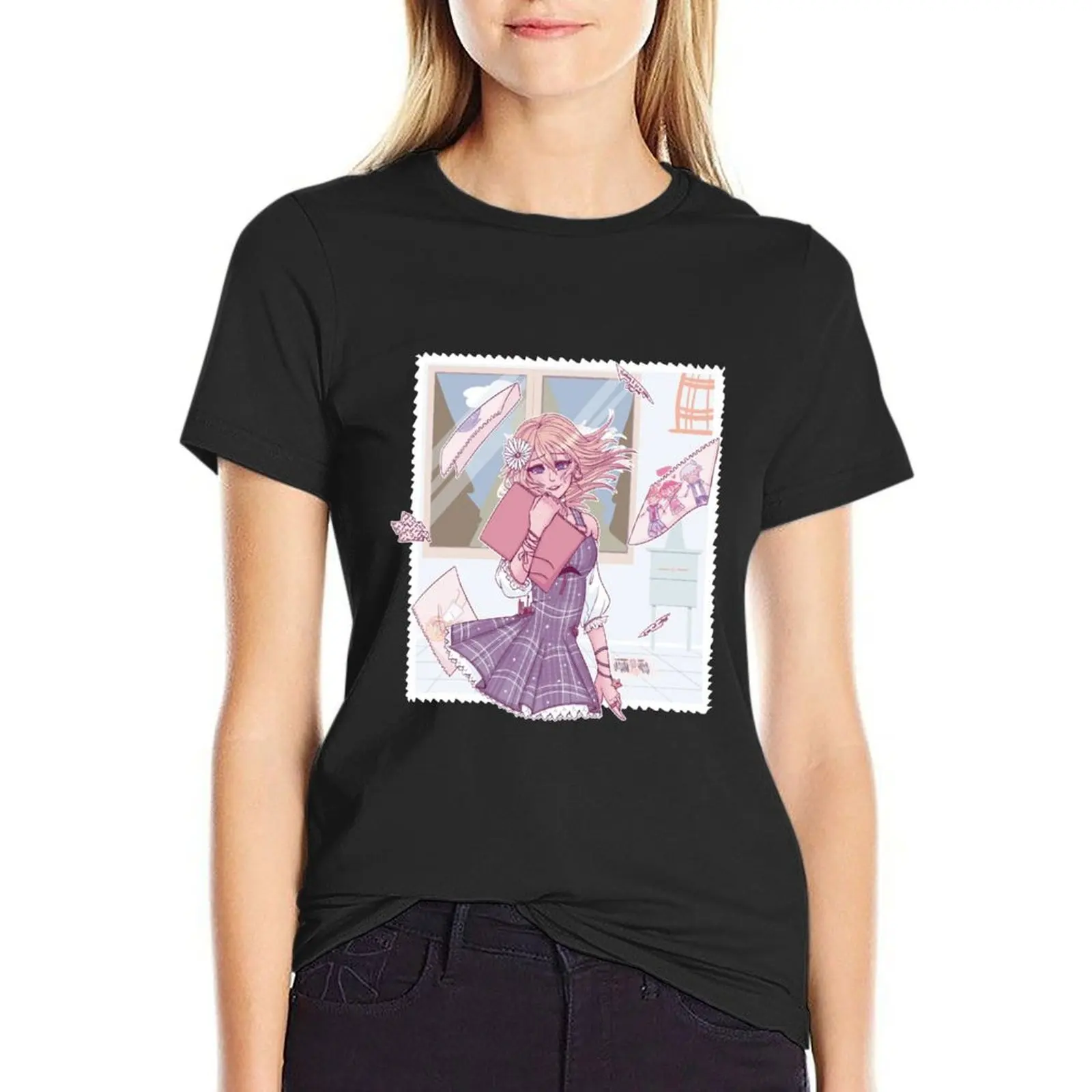 

Artist T-Shirt summer tops quick-drying Aesthetic clothing hippie clothes Women's tee shirt