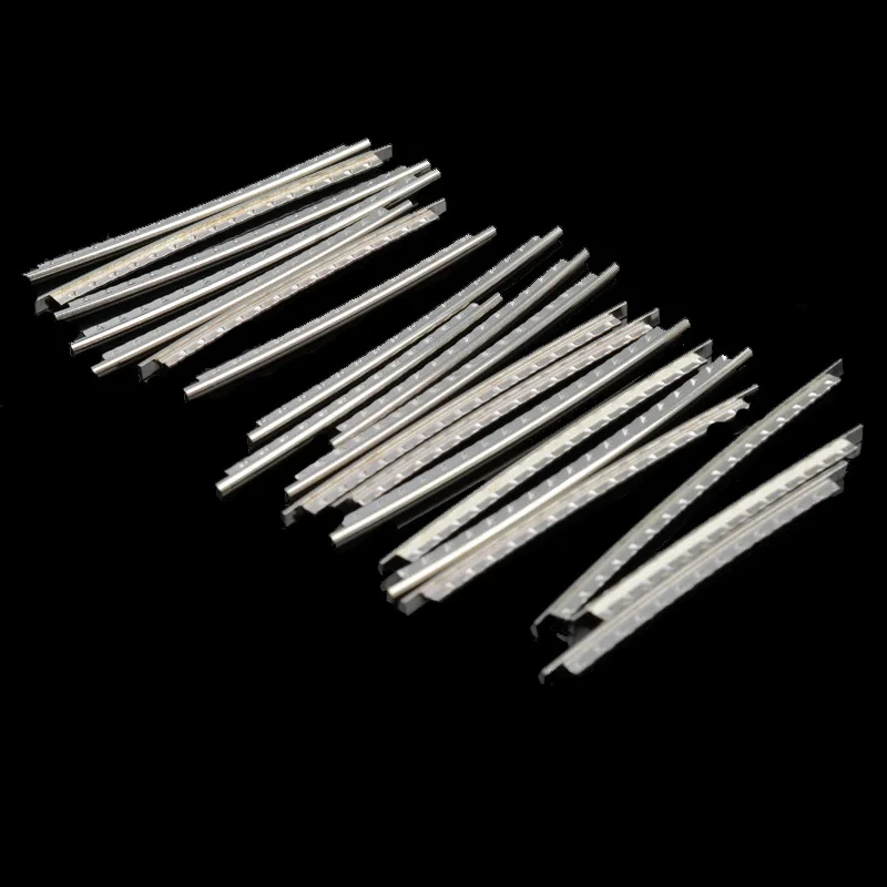 20 Fret Wires / Fretwire Set 2mm Width Chrome Finish Acoustic / Folk Guitar Nickel Silver Alloy Fretwire Guitar Luthier Parts