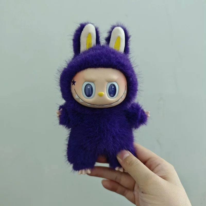 

New Arrival Labubu 17cm Milanese Purple Kingdom Series Model Doll Toy Cute Enamel Face Monsters Figure Keychain Birthday Gifts