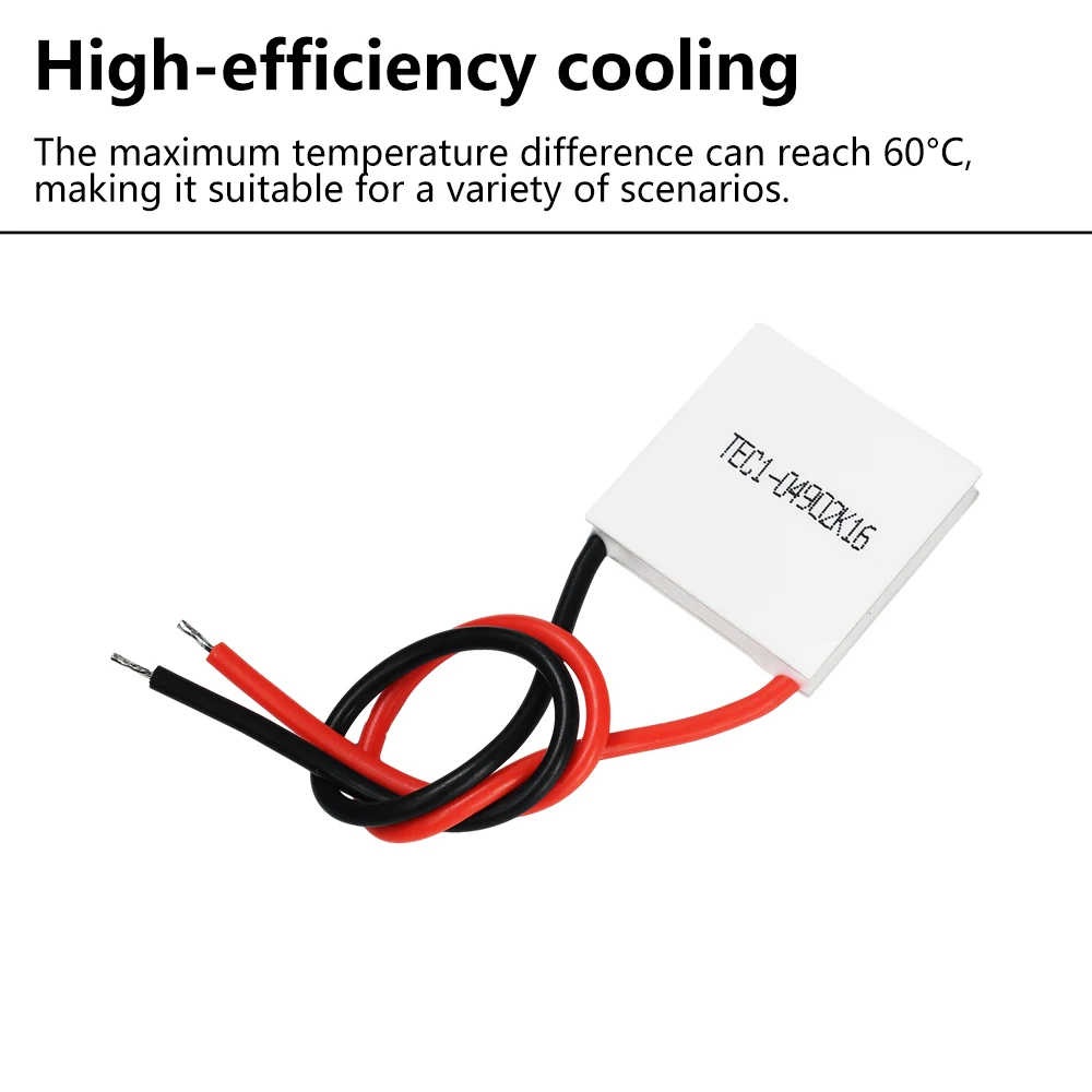TEC1-04902 K16 DC 5V Thermoelectric Cooler Peltier DIY 20*20MM 2A of Semiconductor Rrefrigeration Electronic Component Kit