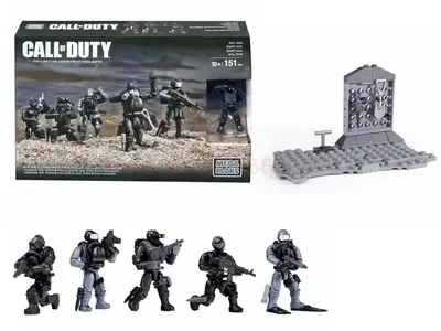 Original Mega Construx Call Of Duty Construction Toys Mini Army Action Figure Collection Boys Toys Birthday Gift