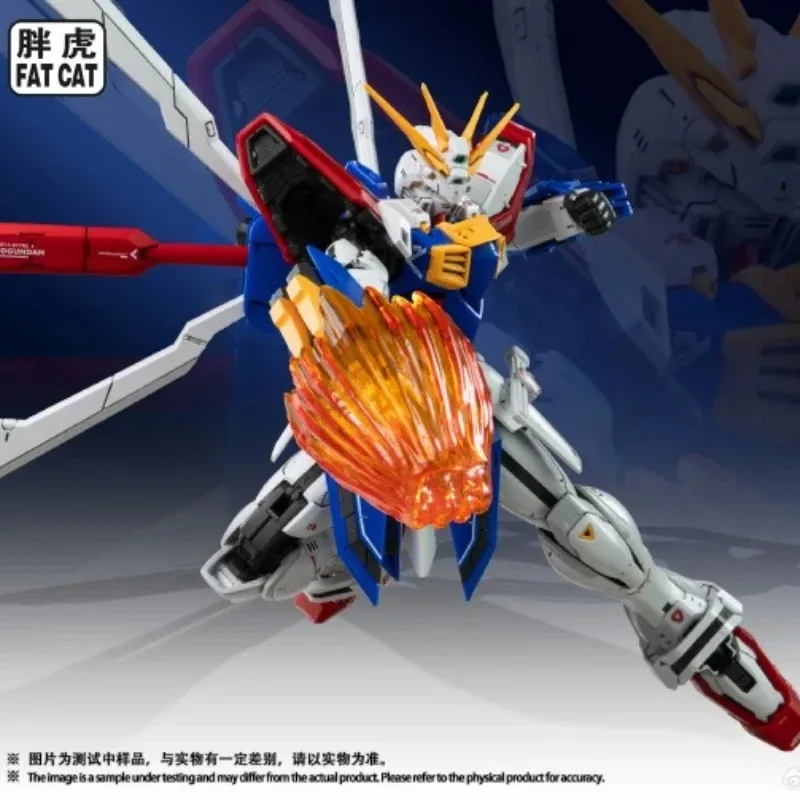 

In Stock Fat Cat 002 Gundam Model RG 1/100 GF13-017NJⅡ God Assembly Model Kids Anime PVC Action Figure Collectible Toys Gifts