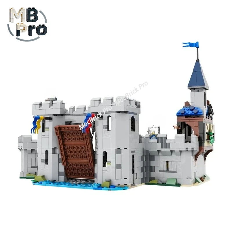 

Knight Stronghold with Horse Alternate Build MOC, Medieval Fortress Building Model for Premium Gift and Display