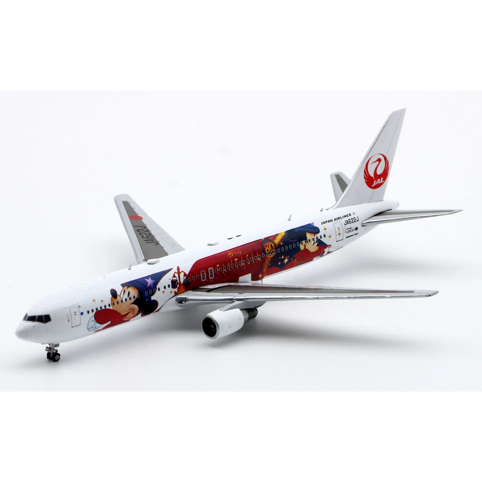EW4763004 Liga Avião Colecionável Presente JC Asas 1:400 Japão Airlines JAL Boeing B767-300ER Diecast Aeronave Jet Modelo JA622J