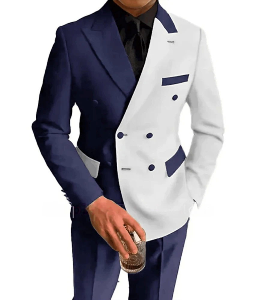 

Temperament Suit two-piece( Blazer+Pants ), suit set tailcoat groom best man wedding attire banquet outfit Performance outfit