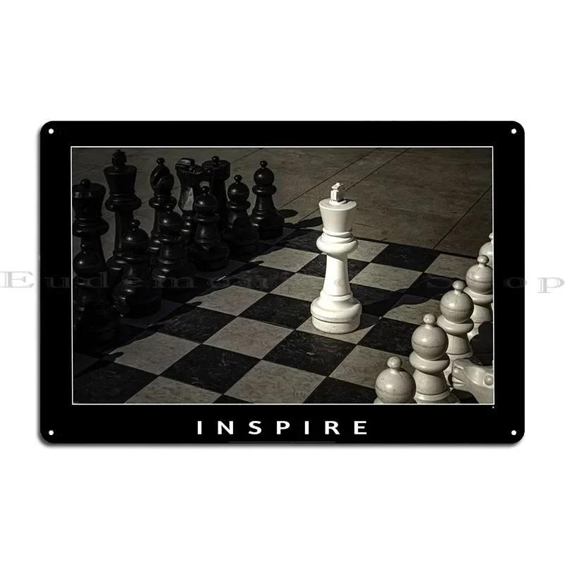 Inspire Final Version Metal Plaque Decoration Designs Garage Decoration Decoration Plaques Tin Sign Poster