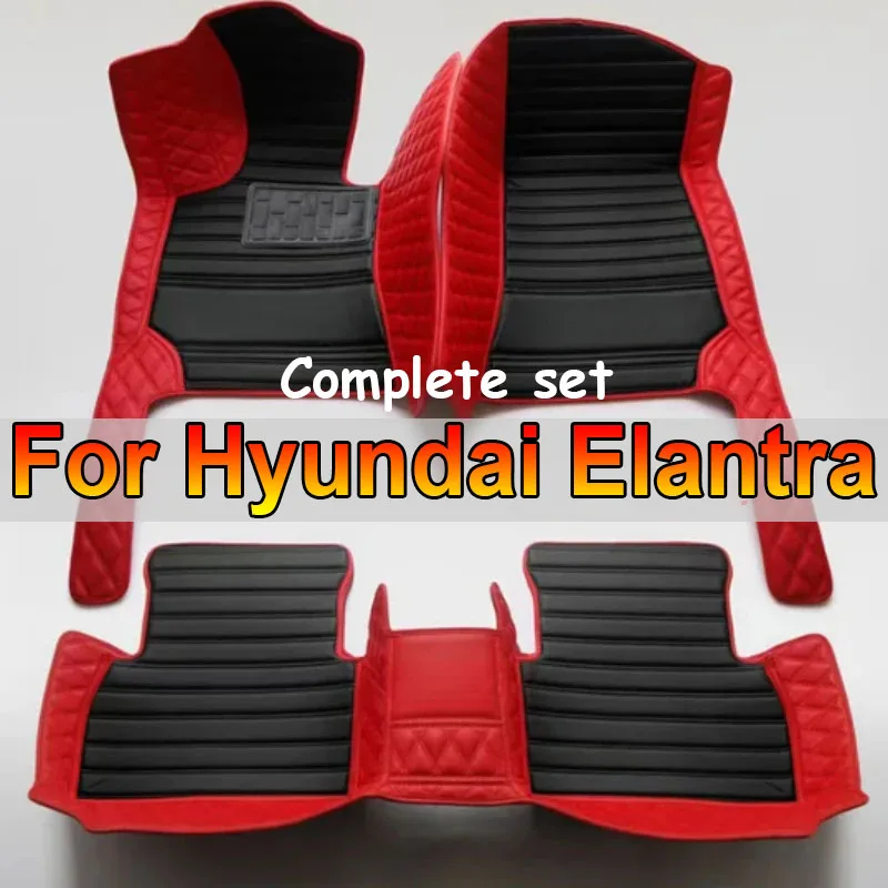 

Car Floor Mats For Hyundai Elantra 2023 2022 2021 Carpet Foot Pads Accessories Interior Parts Waterproof Rugs Automobile Dash