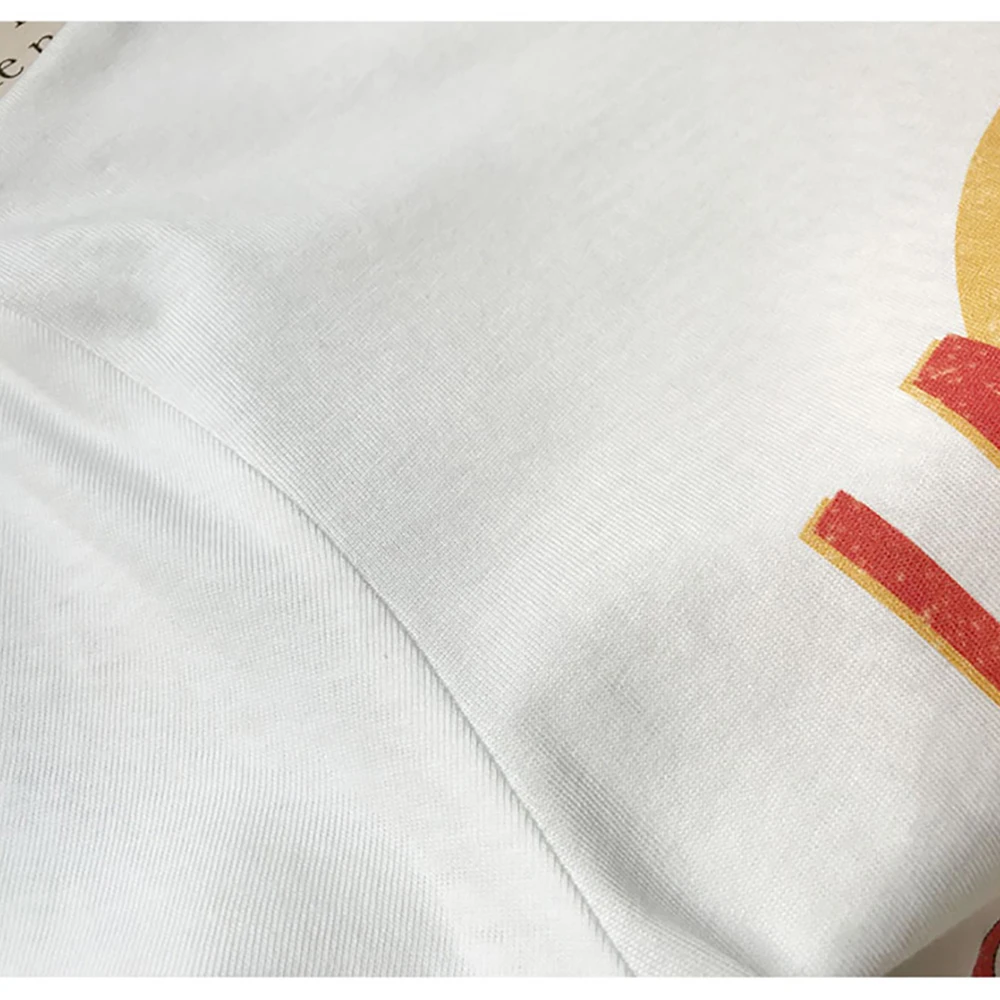 روان 5C150 الأسماك رسالة الجرافيك طباعة المرأة تي شيرت الصيف س الرقبة قصيرة الأكمام سيدة البلوز الكلاسيكية عادية خمر فام #6