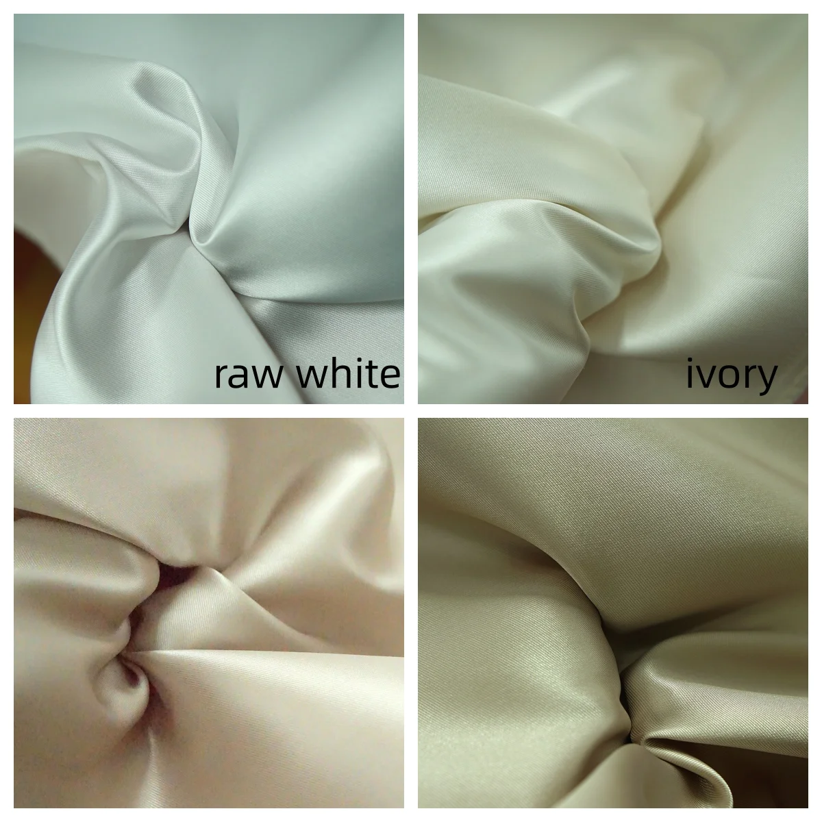 Upgrade to heavy Silk Mikado Satin Fabric Wedding Dress Thick Bridal Gown Material with Shiny Finish Diy Handmade fabric