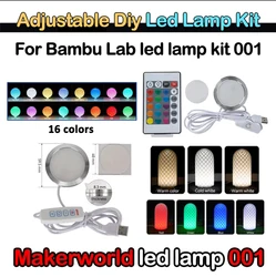 3D Printer Hardware Bambulab Light Kit Led Light Parts Model 3d Printing Parts For Bambu Lab X1C/X1E/X1/P1P/P1S Led Lamp Kit 001