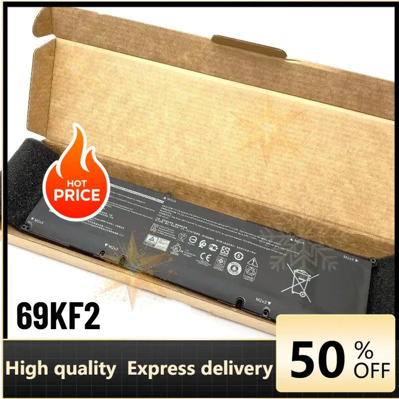 SWZY Laptop Battery for DELL XPS 15 9500 9510 9520 9530 Precision 5550 5560 G15 5510 5511 5520 5515  G7 15 7500 P91F P87F 69KF2
