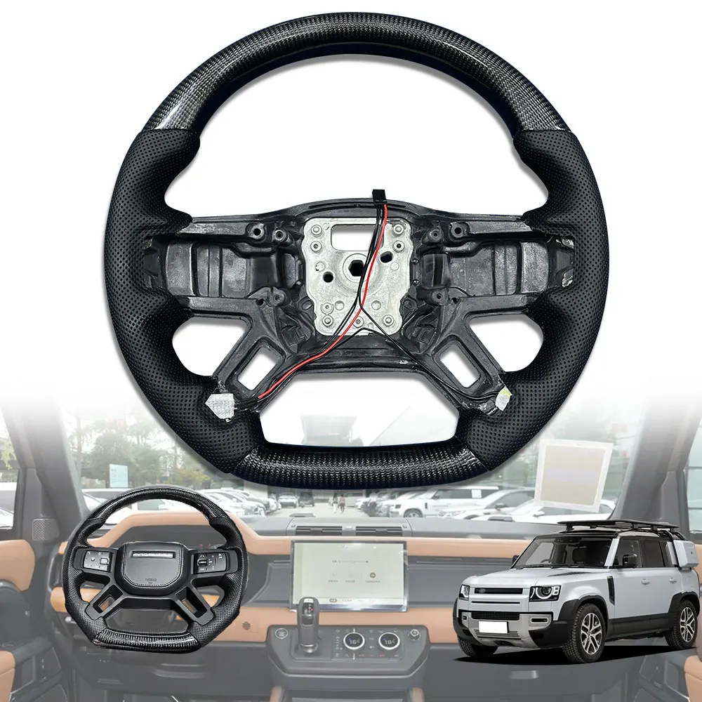 

Real carbon fiber Steering Wheel not Hairspring For Defender 2020-2024