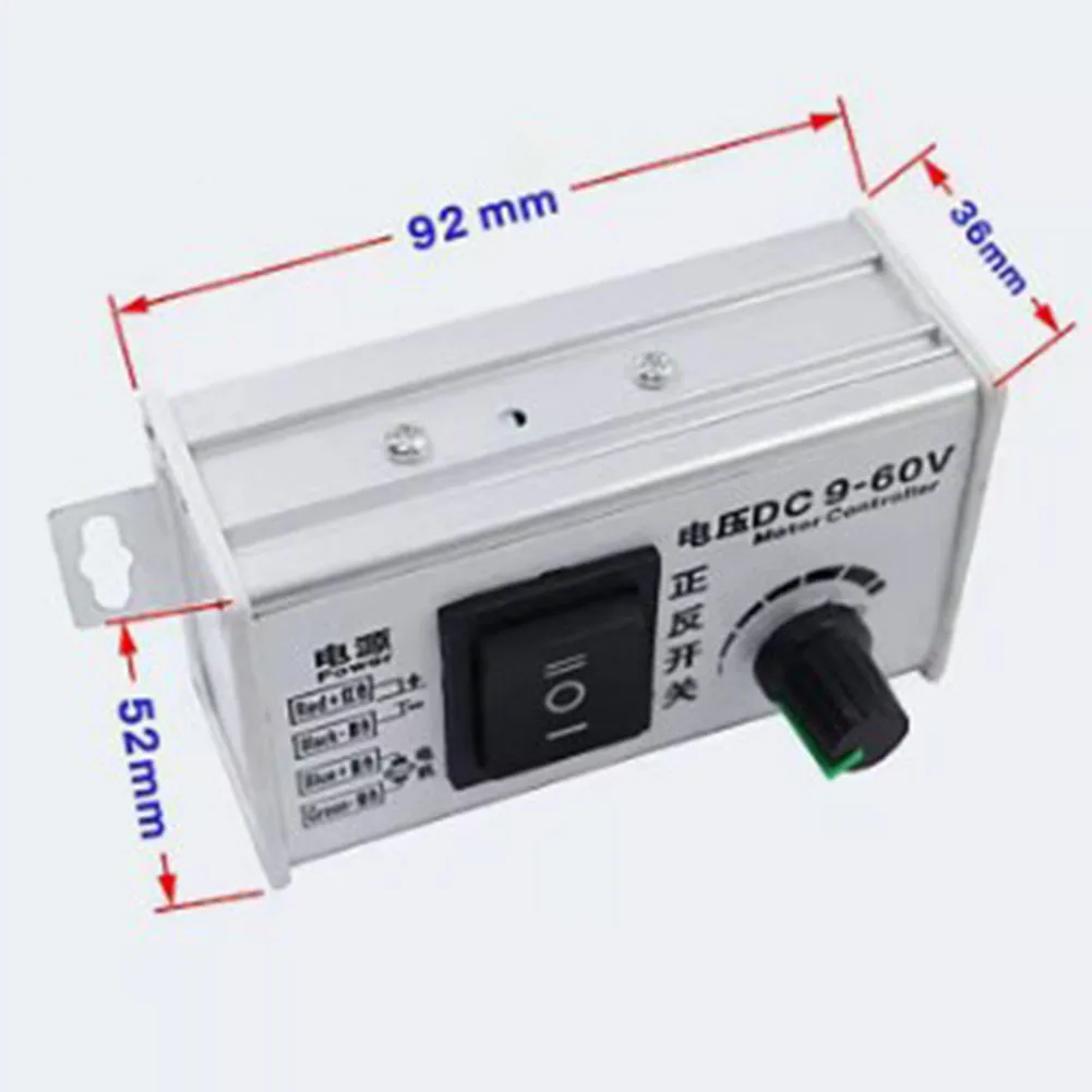 1000W High-power-PWM DC Motor Speed Controller Operates DC9-60V Speed Switch With Forward Reverse For Industrial/DIY Projects