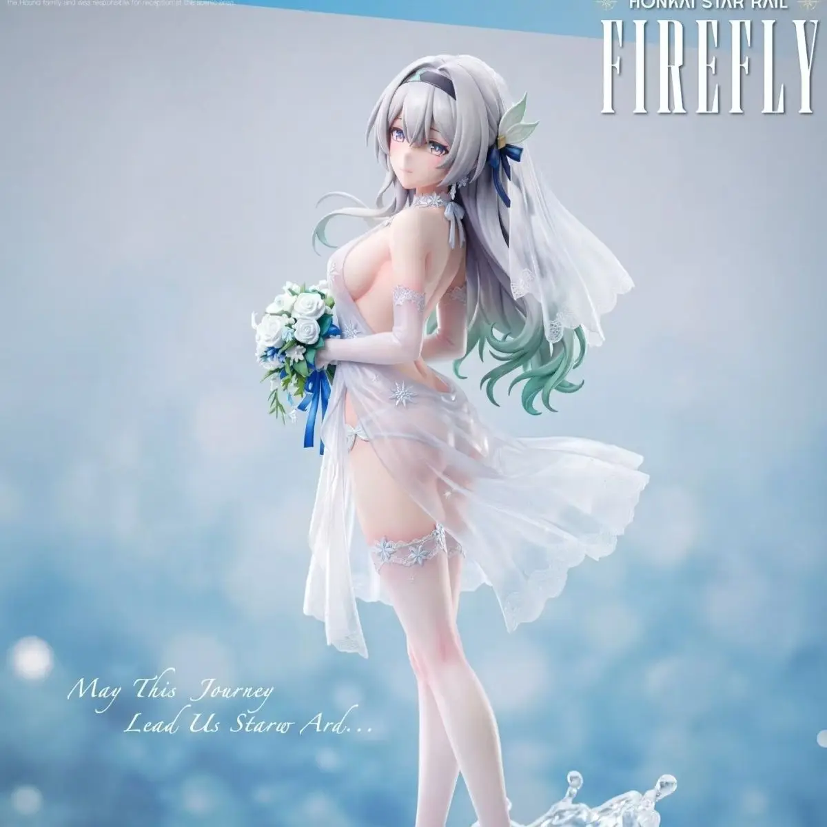 Anime Figure Firefly Wedding Vow Pretty Girl Collectible Statue Desktop Decoration Computer Case Display Anime Periphery Adult