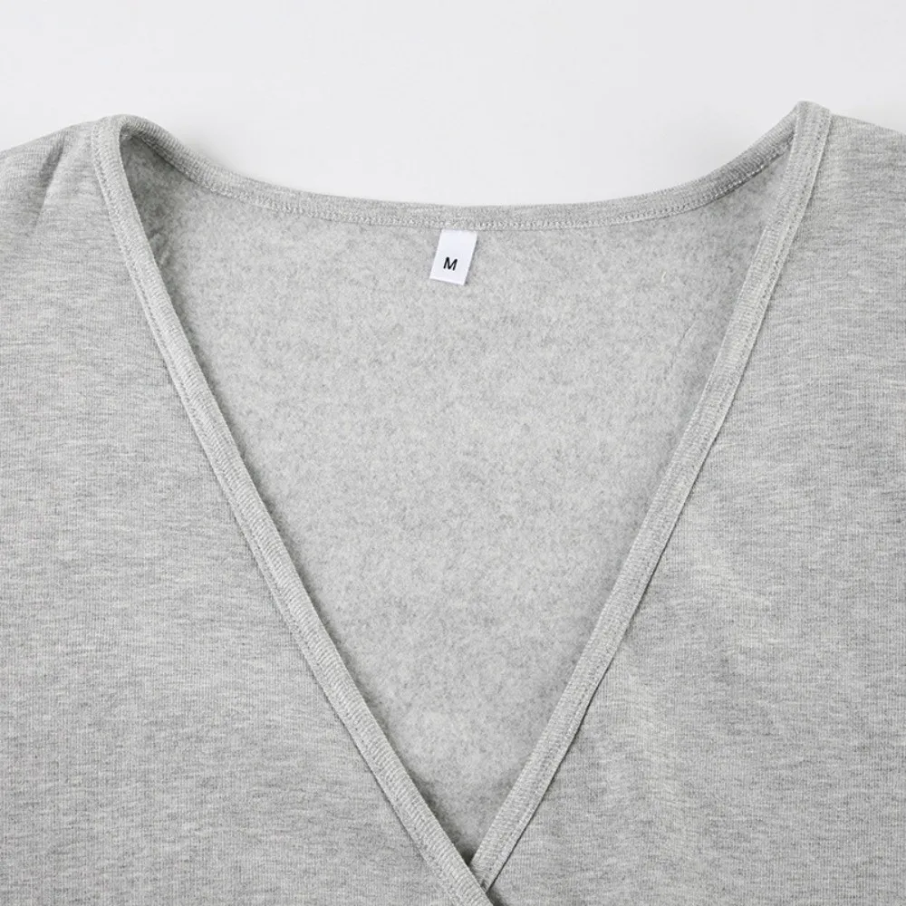 

Fashion Long Sleeve Shirt Sports Set Loose Fit Bell Cuff Leisure Wear Korean Style Comfortable Pajama Outfit Sports Wear