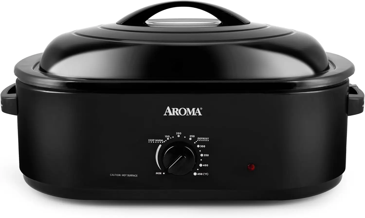 

18-Quart Roaster Oven with Self-Basting Lid, Fits 22-lb Turkey, Adjustable Temperature & Keep Warm Setting