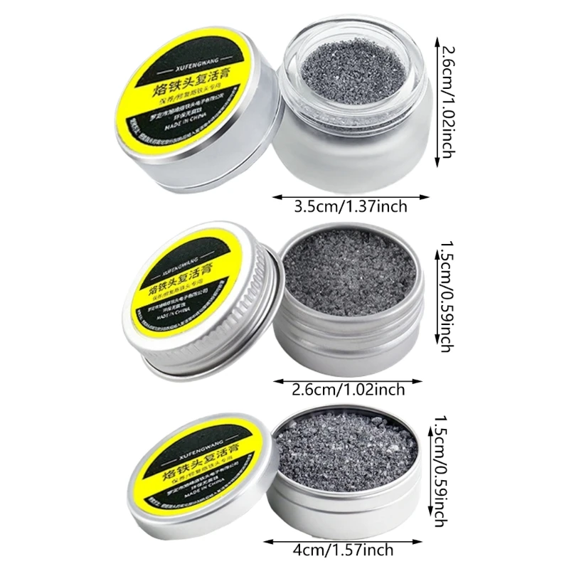 8g/20g 납땜 인두 팁 청소 페이스트 납땜 인두 팁 주석 도금 활성제 산화물 클리너 상쾌한 에이전트 KXRE