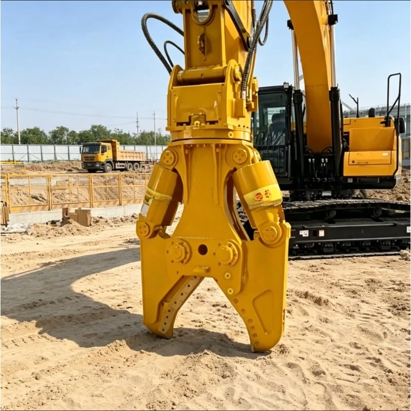 Excavator Hydraulic Shear Double Cylinder 360°Rotation Demolition Scrap Metal Cutting Shears for Car Dismantling Steel Recycling