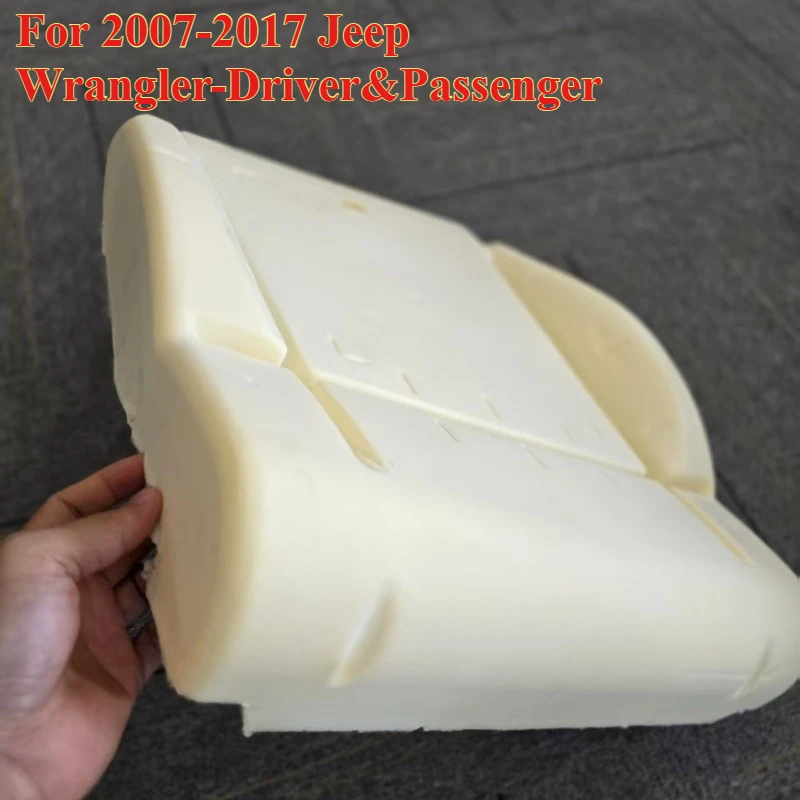 

1PCS Seat Foam Cushion Replacement for 2007-2017 Jeep Wrangler-Driver&Passenger Seat Foam Pads for Old Car Refurbishment