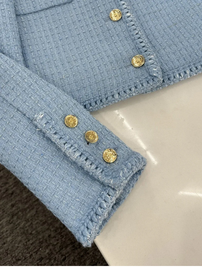 Faionable High Waist Denim ort Jaet And orts Set Women's Ele Autumn 2025 New Arrival ort Sve  irt