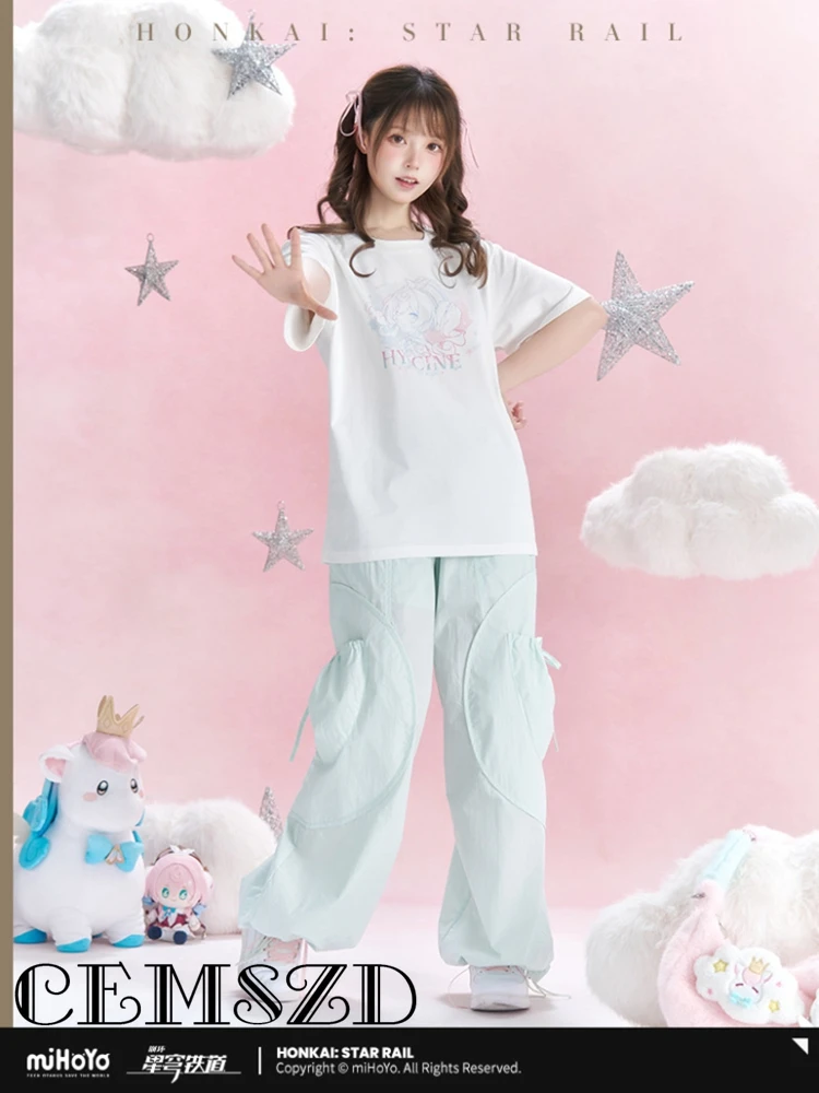 [genuine]-game-honkai-star-rail-hyacine-cosplay-theme-impressions-series-t-shirts-anime-character-short-sleeve-long-sleeve-set