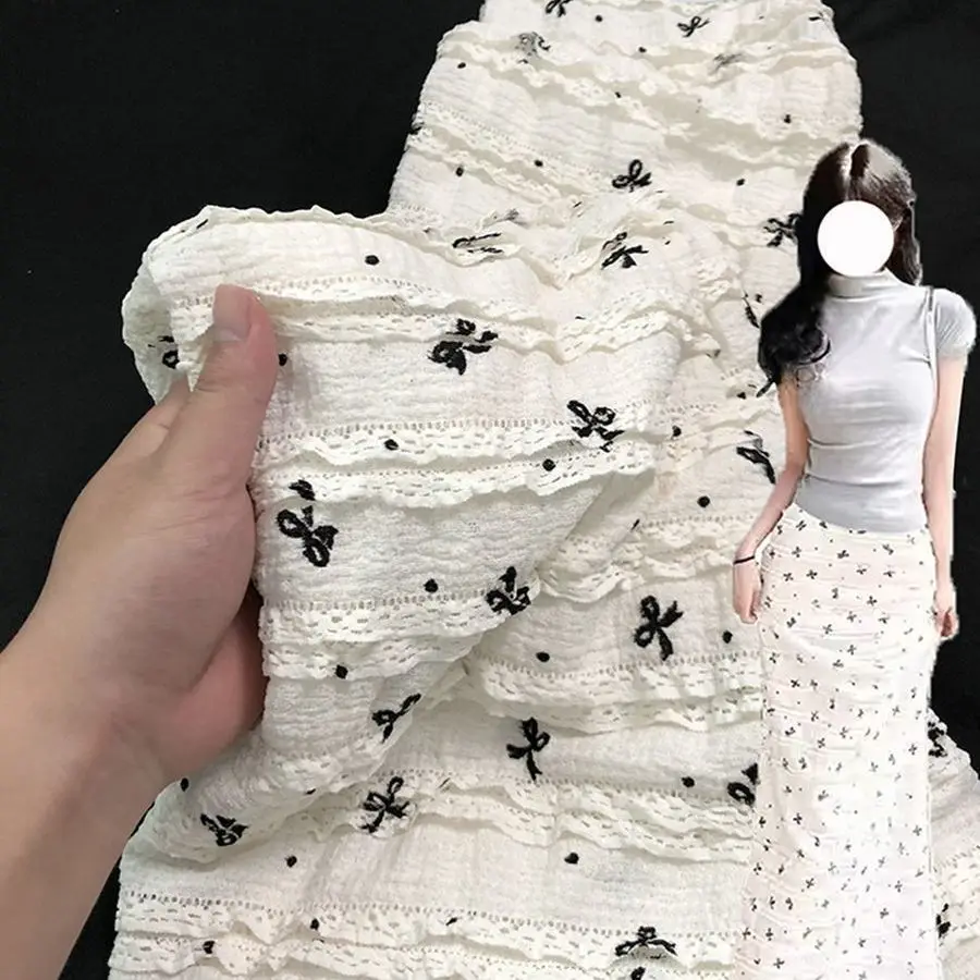 

Faionable Knot Print Design Slim Fit f Skirt Women's Summer New Fi Tail Long Skirt Korean Sle Commute