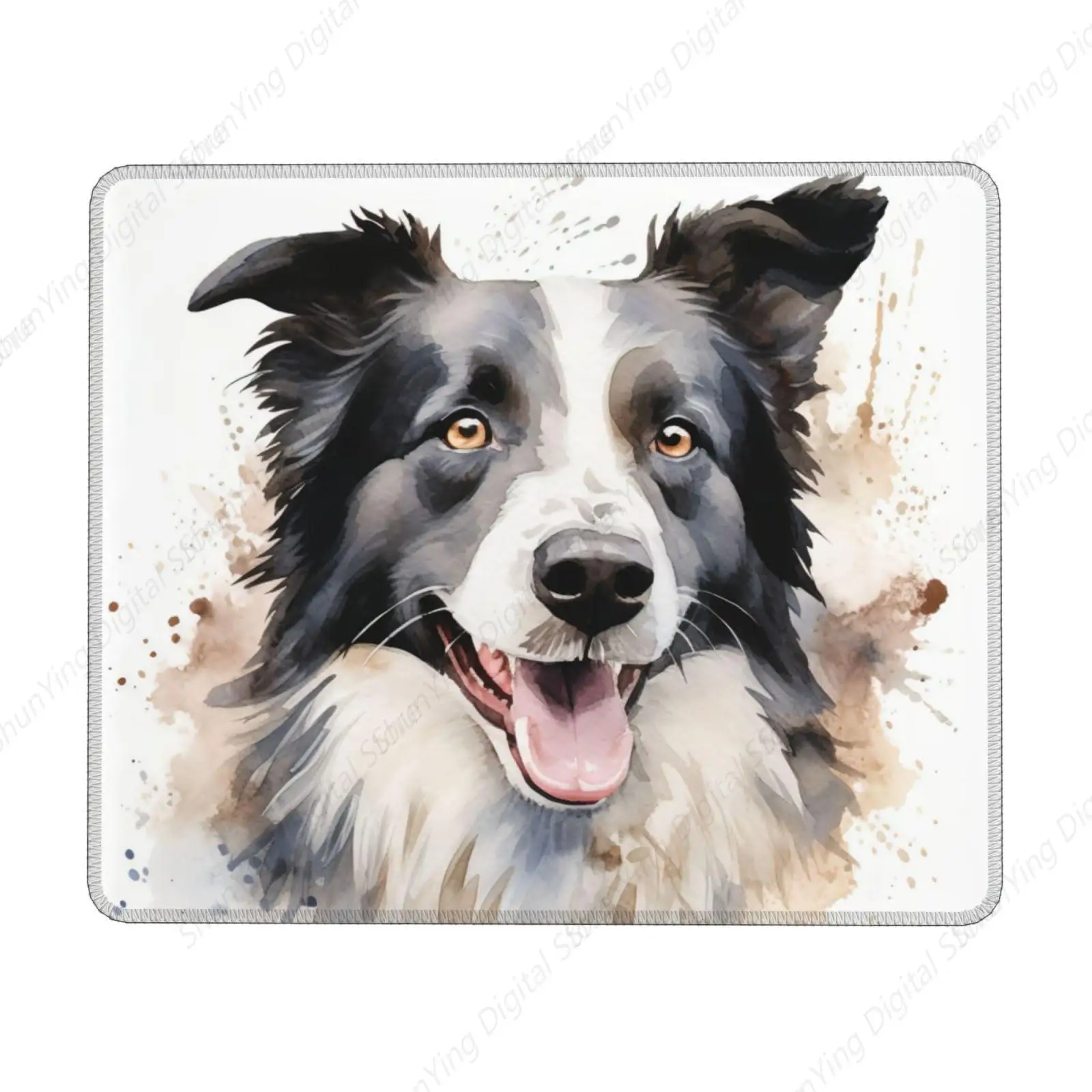 Border collie mouse pad antiderrapante borracha jogo mouse pad bloqueio de escritório mouse pad para laptops masculinos e femininos 18*22cm