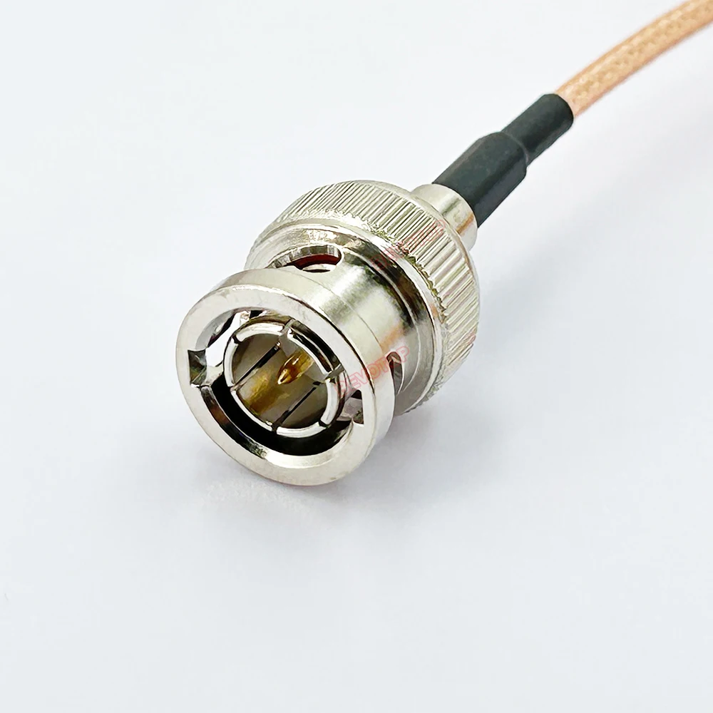 Cable RG179 de 75 ohmios, adaptador de conector de enchufe macho a macho BNC para videocámara SDI, HD-SDI/3G-SDI/4K/8K