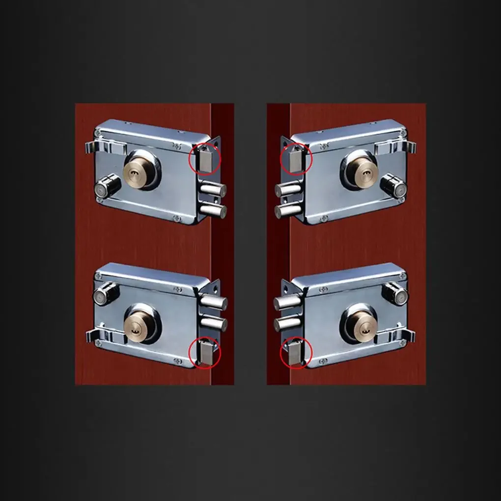 Lock Household Locks Padlocks Accessory Strong Universal Heavy-Duty Dormitory Gear With Key Right Open with Edge Padlock chain