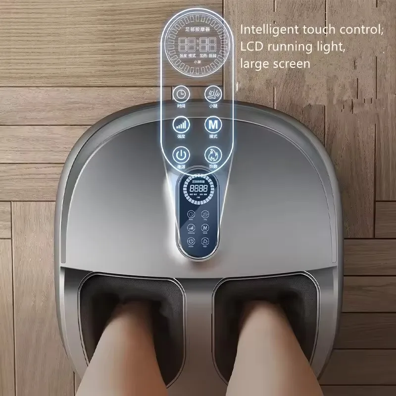 Rechargeable 510K Foot Calf Air Pressure Compression Massager 5 Modes Infrared Physiotherapy Large Touch Screen Portable
