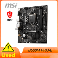 MSI B560M PRO-E ProSeries Motherboard (mATX, 11th/10th Gen Intel Core, LGA 1200 Socket, DDR4, PCIe 4, M.2 Slot, USB 3.2, Gbps LA