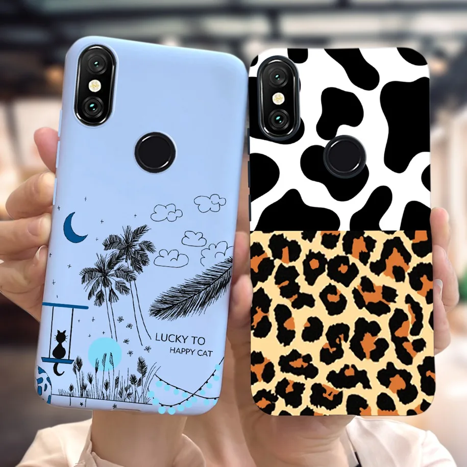 Dành Cho Xiaomi Redmi Note 6 Pro Ốp Lưng Thời Trang Bé Gái Xinh Xắn Sơn Mềm Điện Thoại TPU Dành Cho Nồi Cơm Điện Từ Redmi Note 6 pro Redmi 6 Pro Fundas