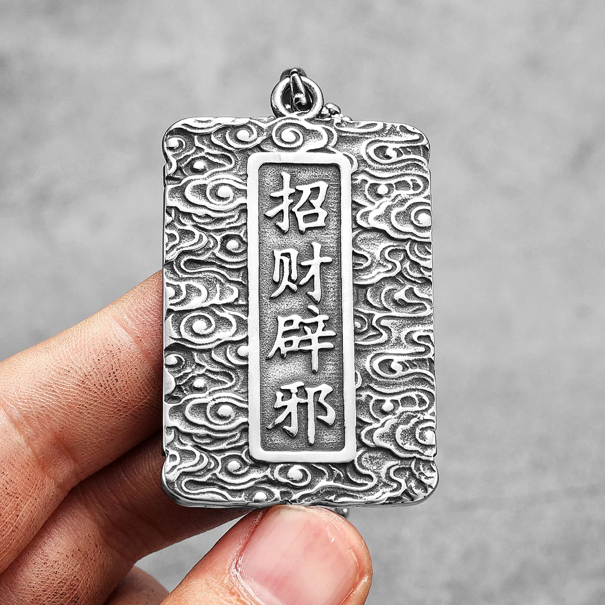 Fortune Amulet Brave Troops Stainless Steel Men Women Necklaces Pendants Chain Lucky Punk Jewelry Gift Dropshipping Wholesale